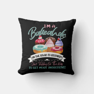 Almofada Sou um Cookin Cupcake Bakeaholic Funny