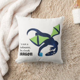 Almofada Sou um dragão de livros