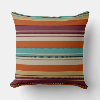 Almofada Southwest Decor Fall Shades Stripes