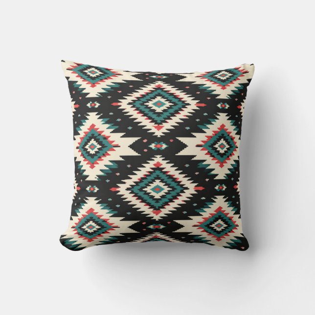 Almofada Southwestern Geometric Pattern Pillow  (Frente)