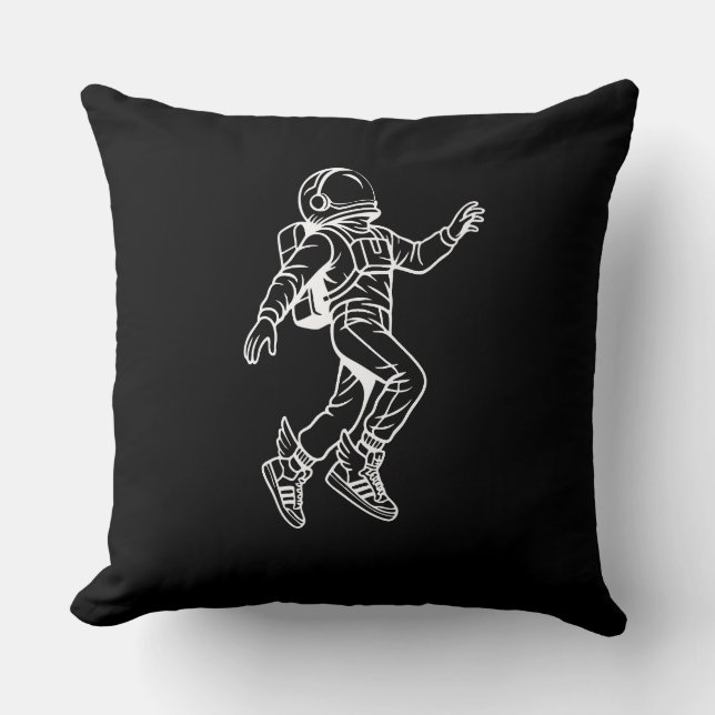 Almofada Space Kicks: Winged Astronaut Flight (Frente)