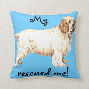 Almofada Spaniel de Clumber do salvamento