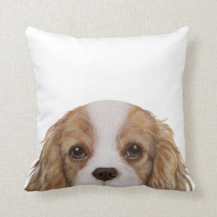 Almofada Spaniel de rei Charles descuidado pelo miart