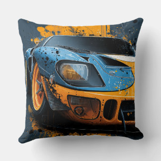 Almofada Speed & Splatter – The Ford GT40 Gulf Legacy
