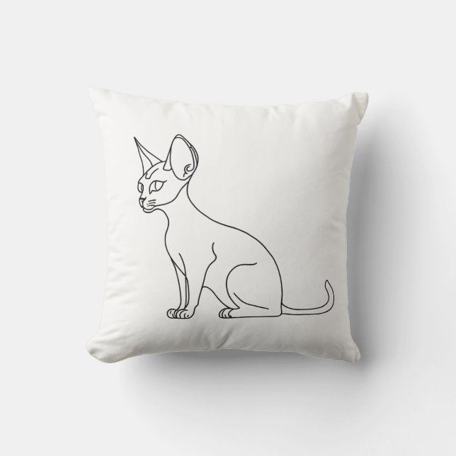 Almofada sphinx draw cushion (Frente)