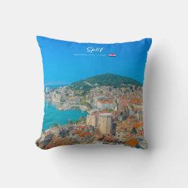 Almofada Split, Croácia - Cidade Costeira