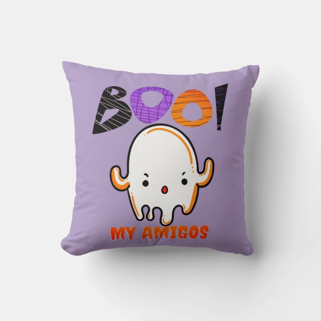 Almofada Spooky Halloween Ghost (Frente)