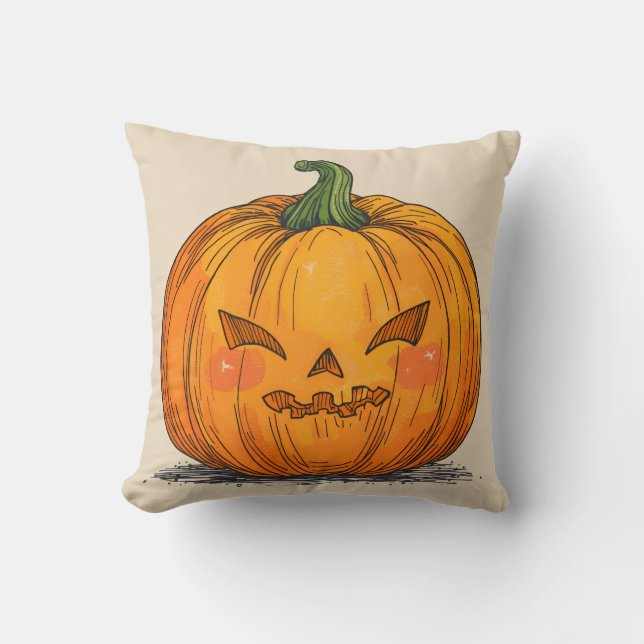 Almofada Spooky Jack O' Lantern (Frente)