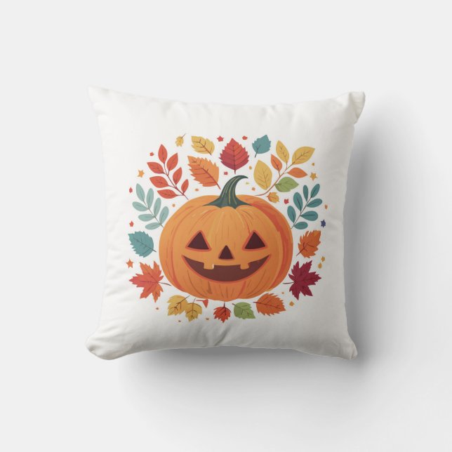 Almofada Spooky Pumpkin Cushion (Frente)