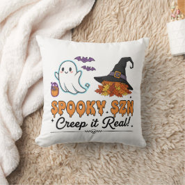 Almofada Spooky Szn Fantasmas de Halloween – Cute Fall