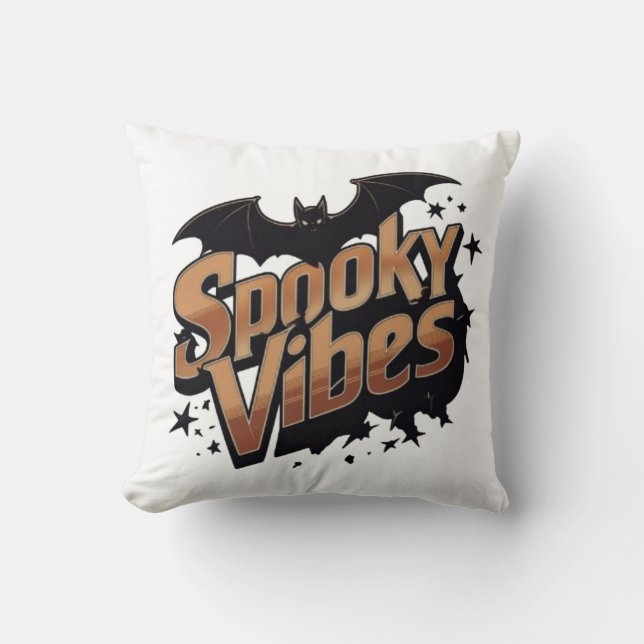 Almofada Spooky Vibes Tee (Frente)
