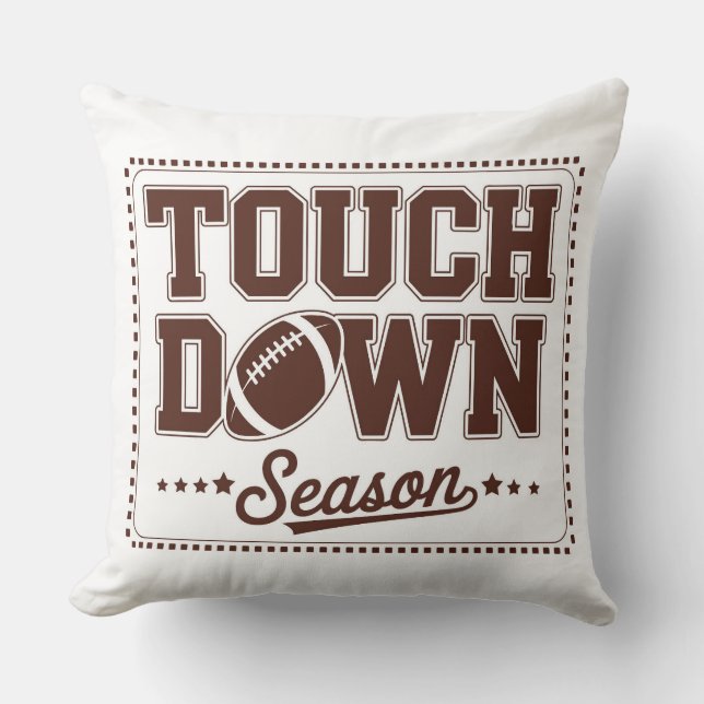 Almofada Sports Fan Football Throw Pillow (Frente)