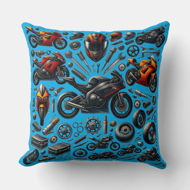 Almofada Sports Motorcycles: Speed and Performance (Frente)