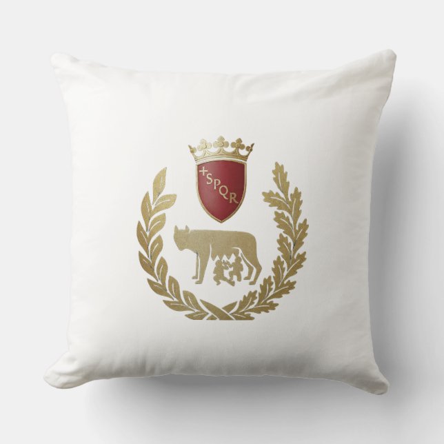 Almofada +SPQR Travesseiro Pro Roma  (Frente)