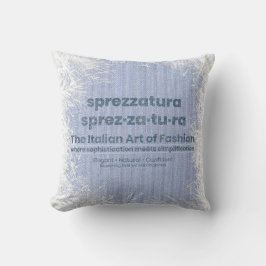 Almofada SPREZZATURA: A ARTE ITALIANA DA MODA - DenimArt