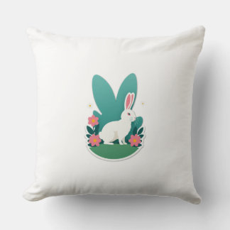 Almofada Spring Blossom Minimal Rabbit