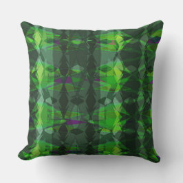 Almofada spring green 001 Throw Pillow