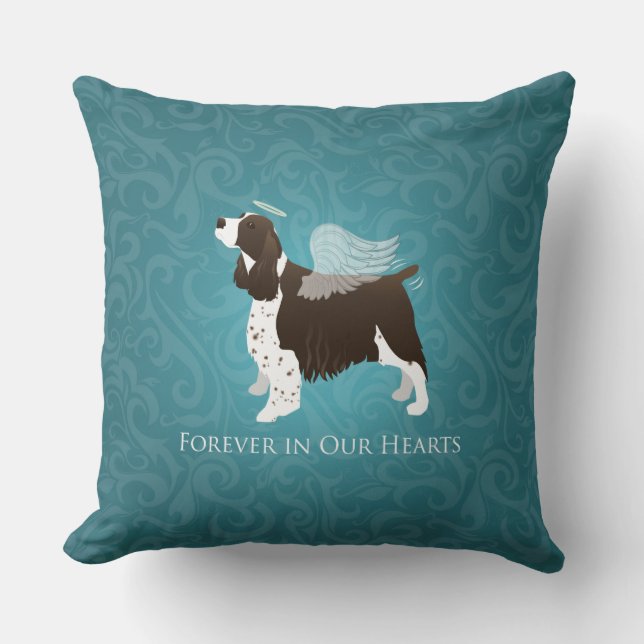 Almofada Springer Spaniel Angel - Memorial Pet (Frente)