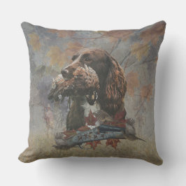 Almofada Sprocker Spaniel, Arte de cães-Arma