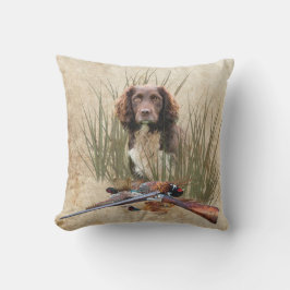 Almofada Sprocker Spaniel Tapeçaria Poster Triptych Acrílic