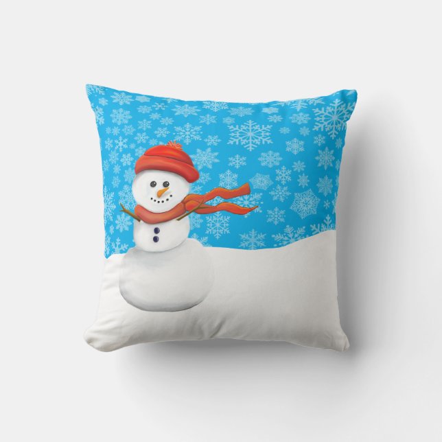 Almofada Sr. Boneco de Neve (Frente)