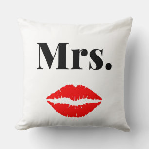 Almofada Sr e Sra   elegante conjunto de casal moderno para