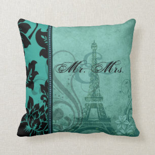 Almofada Sr. & Sra. da cerceta de Fleur de Paris