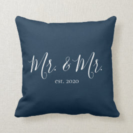 Almofada Sr. & Travesseiro decorativo para o aniversário de