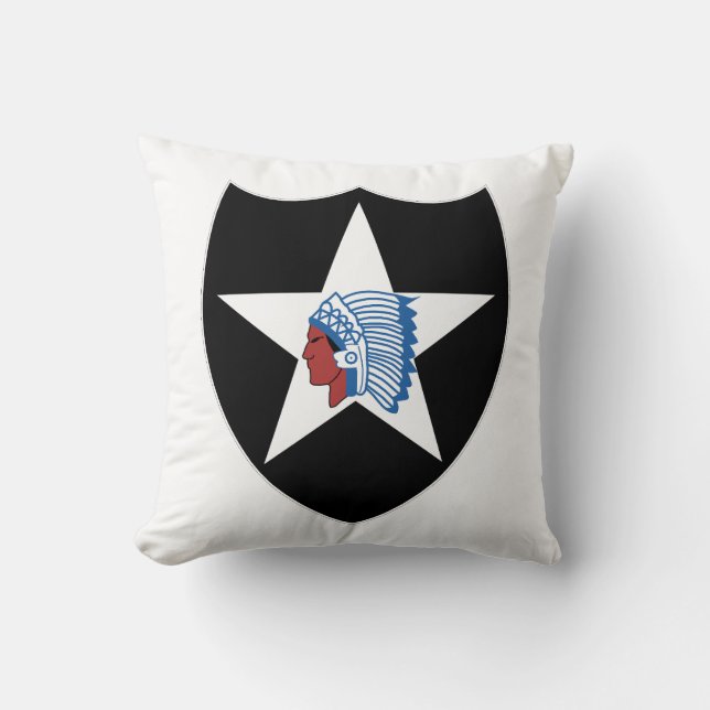 Almofada SSI - Divisão de Infantaria do segundo com Texto (Frente)