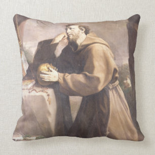 Almofada St Francis de Assisi na oração