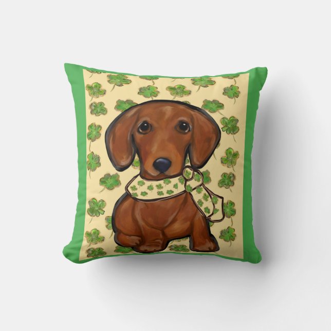 Almofada St.Patty Doxie  (Frente)