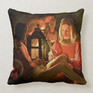 Almofada St. Sebastian tendido pela mulher santamente (o