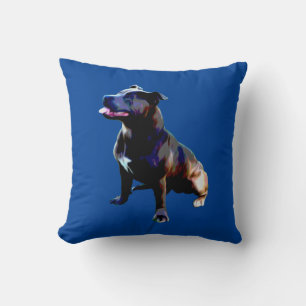 Almofada Staffordshire Bull Terrier Painted, Cushion