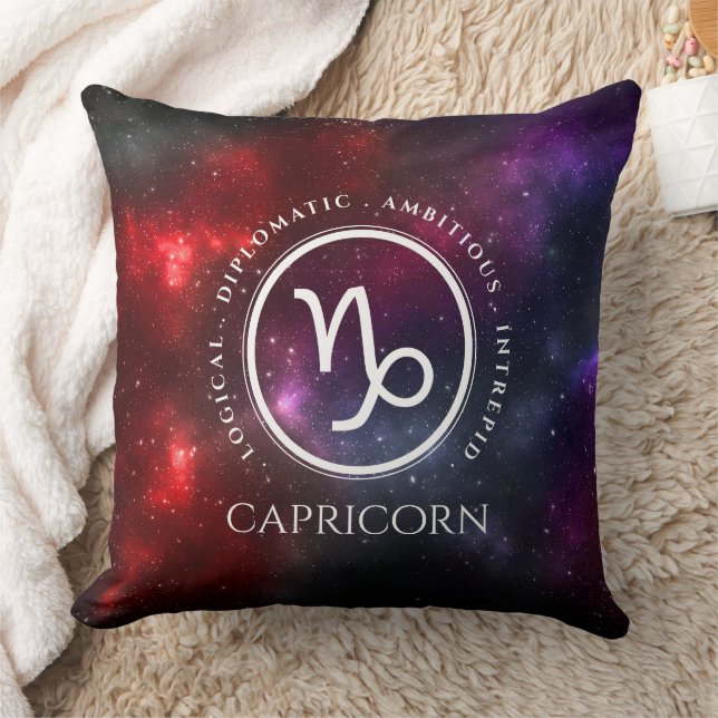 Almofada Starfield Capricorn Goat Western Zodiac (Cobertor)