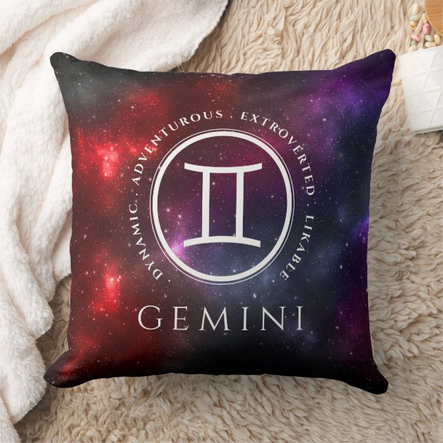 Almofada Starfield Gemini Twins Western Zodiac (Cobertor)