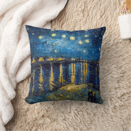 Almofada Starry Night no Rhone | Van Gogh |