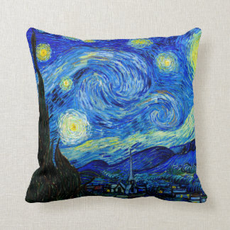 Almofada Starry Night por Travesseiro de Van Gogh de Belas 