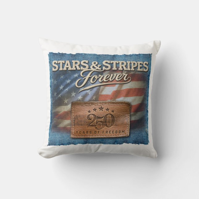 Almofada Stars & Stripes - Throw Pillow (Frente)