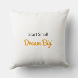 Almofada Start Small, Dream Big Nursery Pillow
