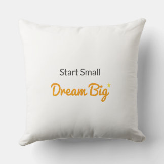 Almofada Start Small, Dream Big Nursery Pillow