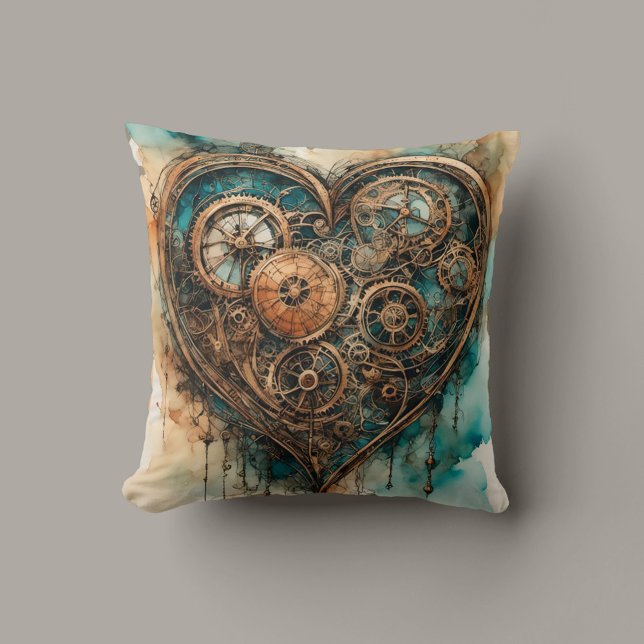 Almofada Steampunk Love (Criador carregado)