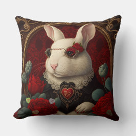 Almofada Steampunk Rabbit Travesseiro Fantasia Travesseiro