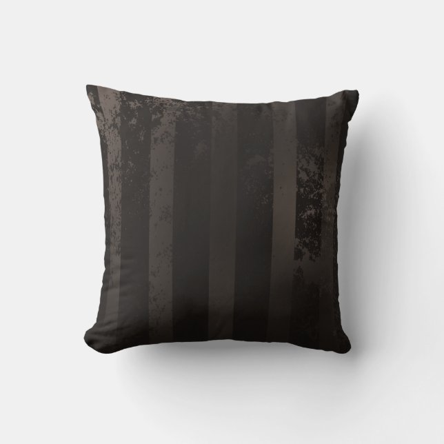 Almofada Steampunk striped brown background (Frente)