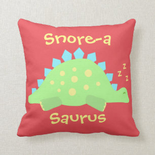 Almofada Stegosaurus sonolento do bebê do dinossauro dos