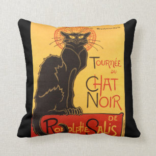 Almofada Steinlen: Bate-papo Noir
