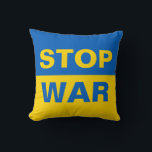 Almofada Stop War Ucrânia Ucraniano<br><div class="desc">Stop War Ucrânia Ucraniano</div>
