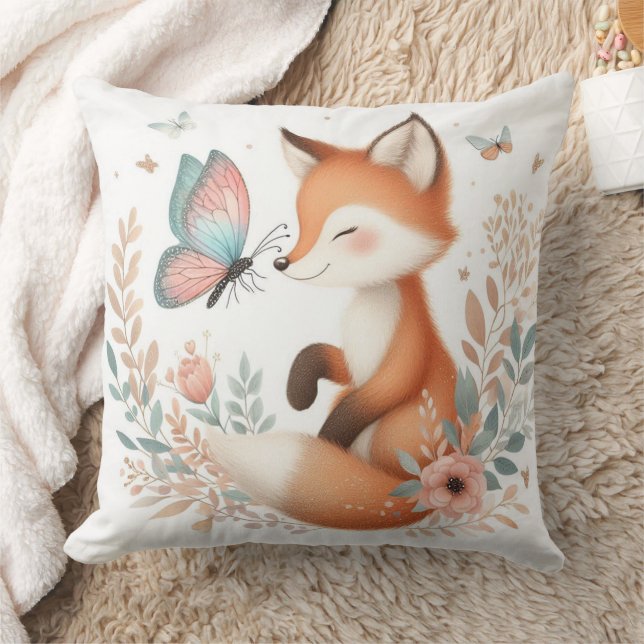 Almofada Storybook Woodland Babs Fox E Butterfly (Cobertor)