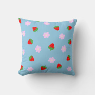 Almofada Strawberries & Flowers