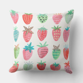 Almofada Strawberry red Pattern Summer