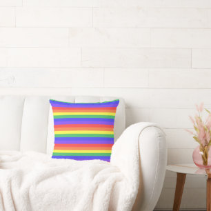 Almofada Stripe Arco-íris